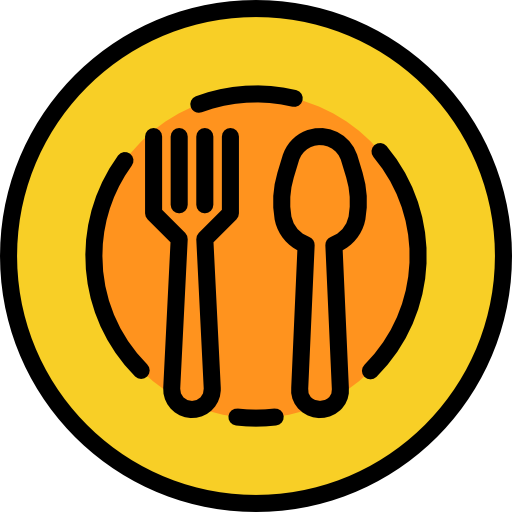 Knife and Plate and Folk 