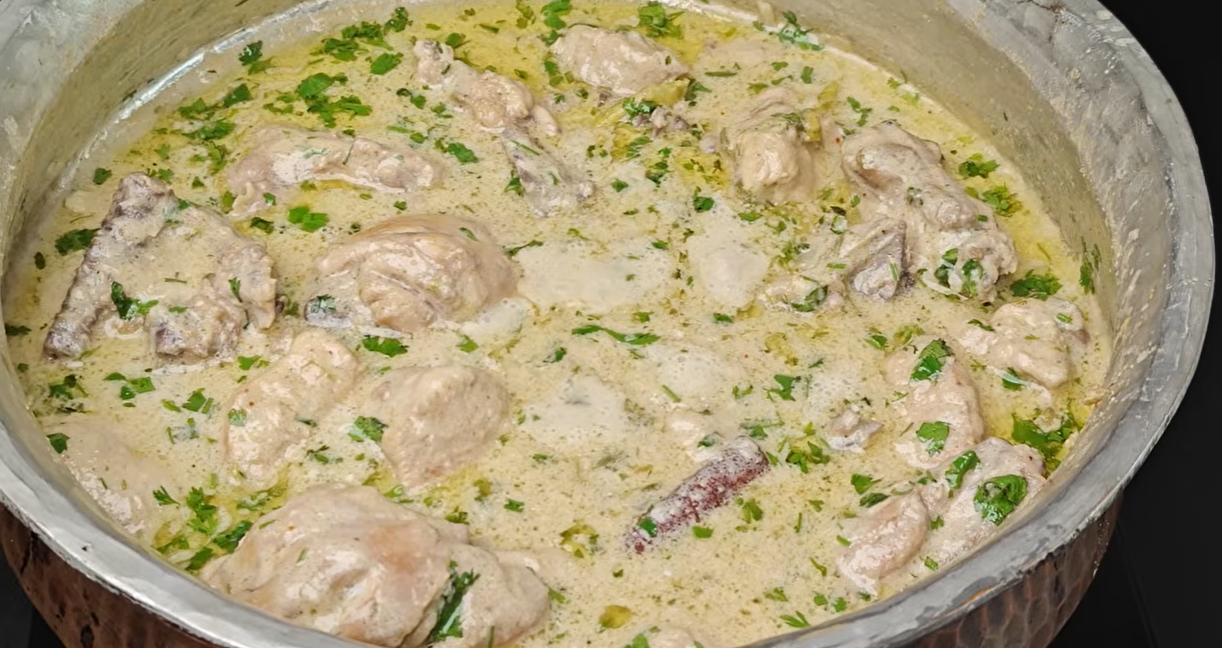 White Chicken Karahi Recipe